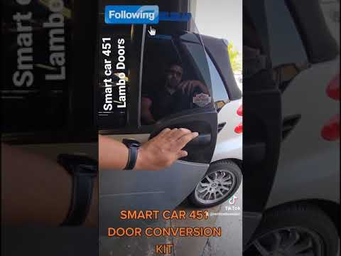 Smart Car 451 fortwo Vertical Lambo Doors Conversion Kit by Vertical Doors Inc