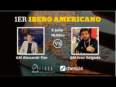 Iberoamericano: Alexandr Fier vs Ivan Salgado | 13h00 de Brasília | WFM Julia Alboredo