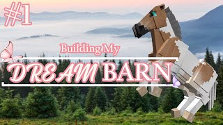 🔴BUILDING MY DREAM HORSE BARN #1 - Minecraft SWEM Mod