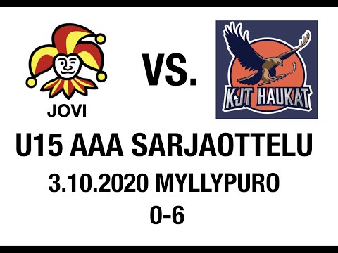 (HD) Jokerit JoVi vs. KJT Haukat (U15 AAA sarjaottelu, 3.10.2020 Myllypuro, 0-6)