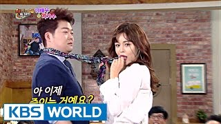 Heart attack! Sexy dance Kyungri vs Monica [Happy Together / 2016.11.17]