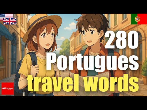 280 Portugues travel words | Passive listening | L2Language | with hiragana