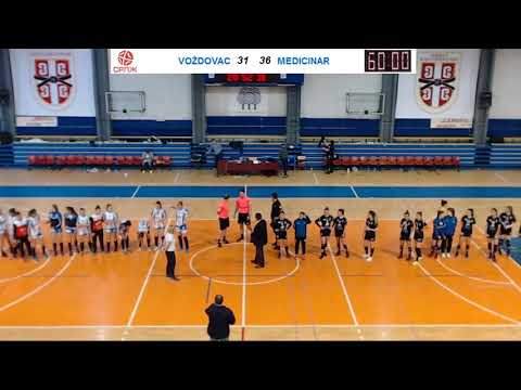 SRLZ 9. kolo / ŽRK Voždovac 1955 - ŽRK Medicinar / 18.11.2019.