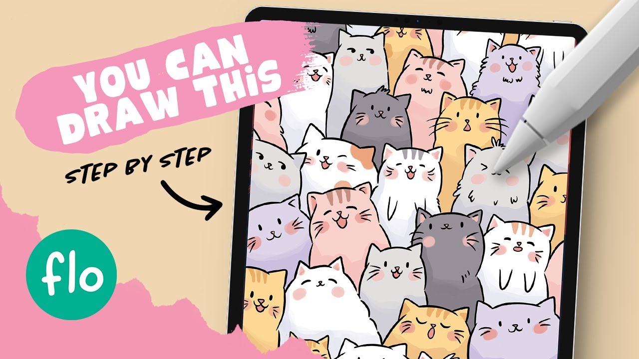 Draw These Cute Cats in Procreate 🐱