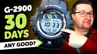 30 Days WEARING the #Casio G-SHOCK G-2900 - Any Good?