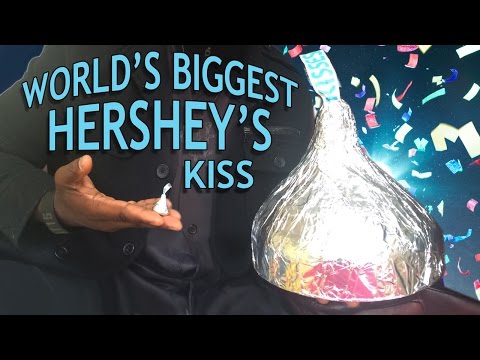 GIANT HERSHEY'S KISS Candy Bar How To Cook That Ann Reardon