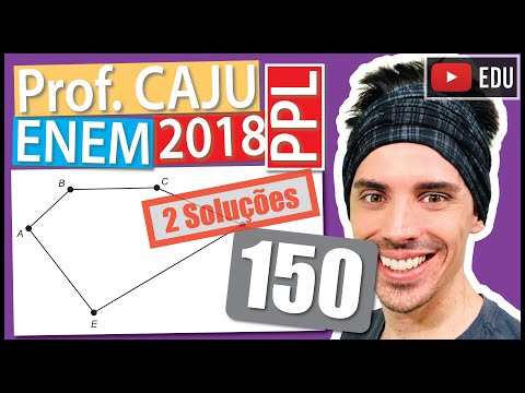 [ENEM 2018 PPL] 150 📓 GEOMETRIA PLANA Uma pessoa possui um terreno em forma de um pentágono, como