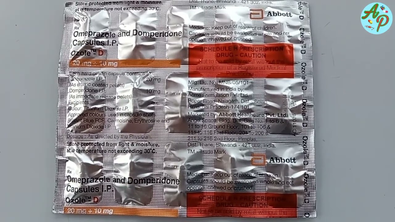 Ozole D capsule uses in Hindi, फायदे, नुकसान, कंपोजिशन, कीमत, खुराक और साइड इफेक्ट्स के बारे में।