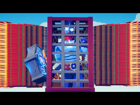 CAGE vs FIREWORK ARCHERS. WHO CAN SURVIVE? - TABS Totally Accurate Battle Simulator