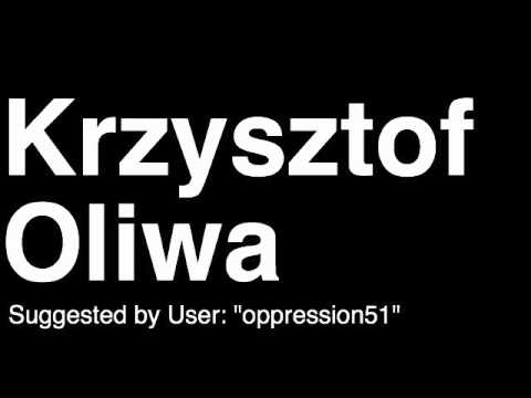 How to Pronounce Krzysztof Oliwa New Jersey Devils NHL Hockey Player Runforthecube