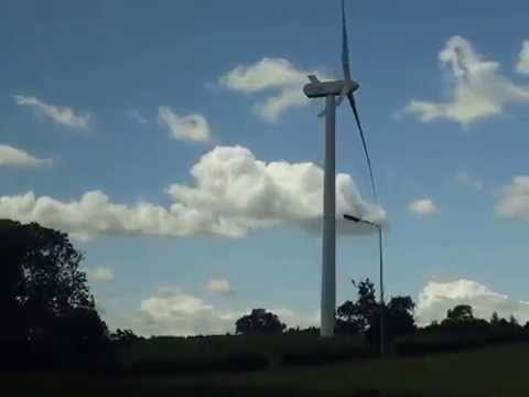wind mills out side of Nottingham on the M1