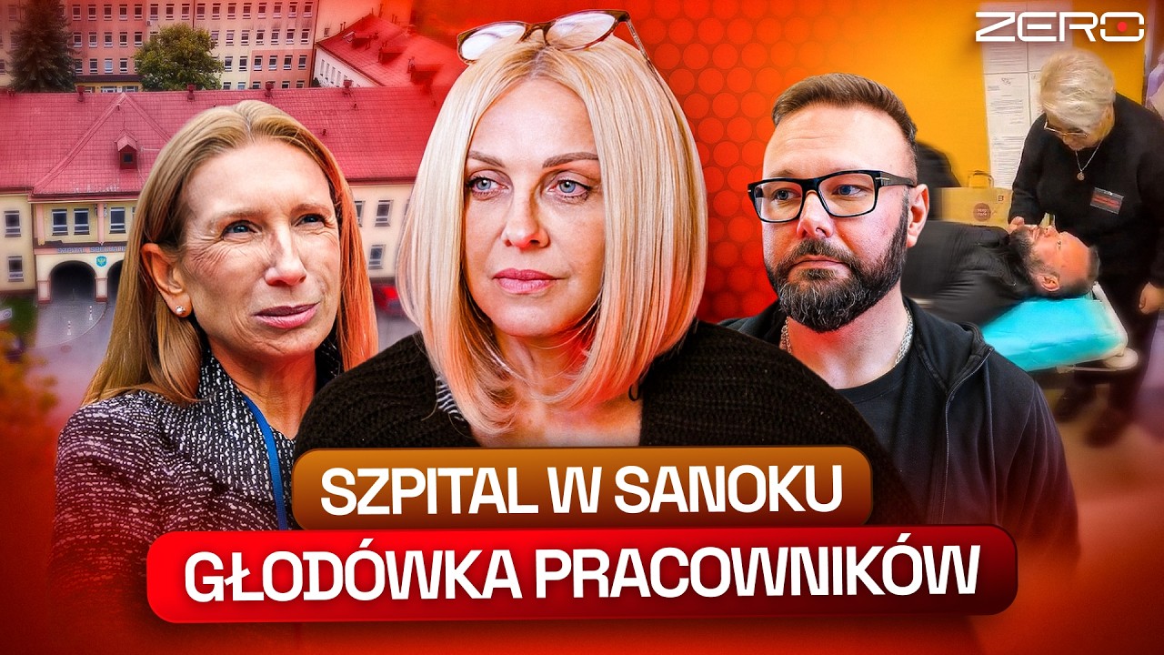 CHCĄ ODWOŁANIA DYREKTORKI. PROTEST ZWIĄZKOWCÓW W SANOCKIM SZPITALU | INTERWENCJA ZERO