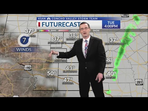 KSAN 5pm weather - Monday February 18, 2019