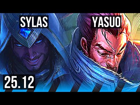 SYLAS vs YASUO (MID) | Legendary, 14/3/7 | KR Challenger | 25.12