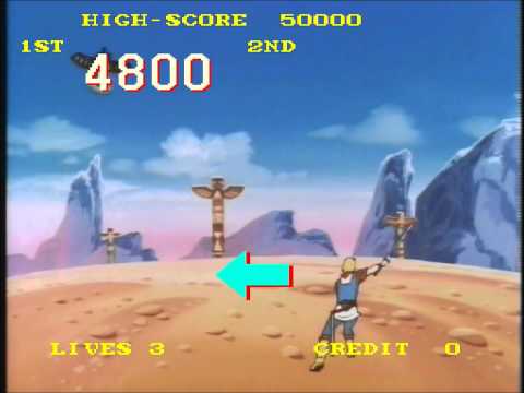 Super Don Quix-ote 1984 laserdisc arcade game