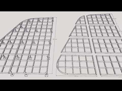 Фото Візуалізація подіуму під металевими сходами