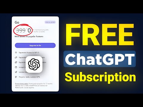How to Get ChatGPT Go Free 2025 | Full Guide