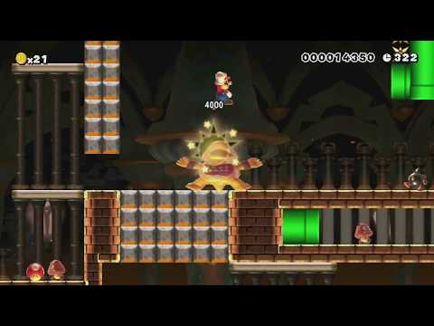 Castle Infiltration by Josh - SUPER MARIO MAKER - NO COMMENTARY 1bi