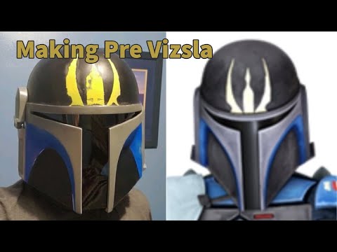 Making Pre Vizsla's helmet