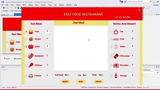 Restaurant Point of Sale POS Full  Project(With Source Code)