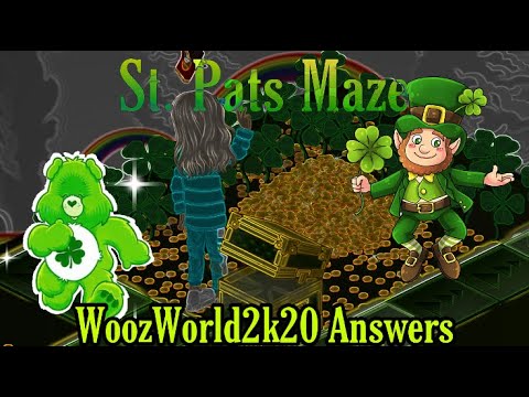 ST. PATS MAZE // WoozWorld2k20 ANSWERS