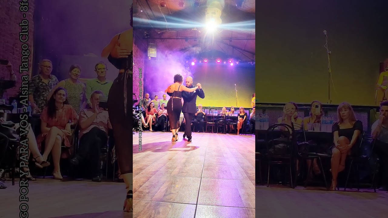 Motivo Sentimental (Di Sarli) Valentina Masari y Leonardo Pankow. Alsina Tango Club. 8feb25 (2/3)