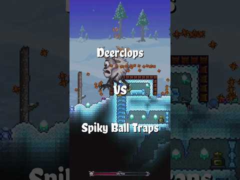 Deerclops VS Spiky Ball Traps 💀