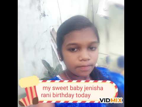 Jenisha rani birthday today 27/03/20