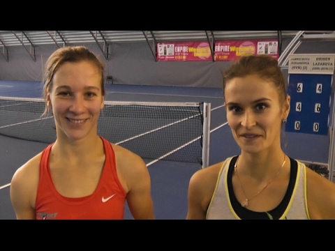 EMPIRE Women’s Indoor 2017: Interview with Vivian Heisen & Margarita Lazareva, doubles winners