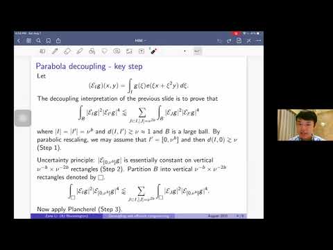 Zane Li: Decoupling interpretations of efficient congruencing