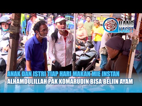 Allhamdulillah Anak dan Istri Pak Komarudin Bisa Makan Enak | UANG KAGET