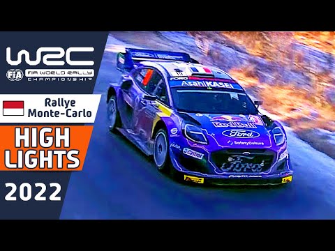 WRC Rally Highlights : Results of WRC Rallye Monte-Carlo 2022