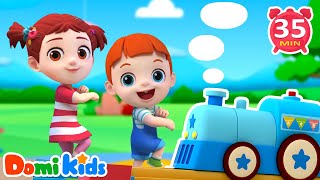 小火車嗚嗚🚂 | 趣味交通遊戲🚦 | 寶寶交通認知 | 幼兒早教啟蒙 | 親子互動兒歌🎵 | 寶貝多米