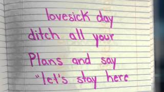 Lovesick Day - Daniel Skye (Lyric video) #Sing4Daniel