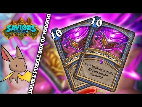 Double Yogg Box + Perfect Top Deck | Firebat Hearthstone | Saviors of Uldum