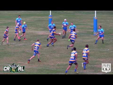 2017 Canberra RL Round 5 U18s Highlights - Woden Valley Rams vs West Belconnen Warriors