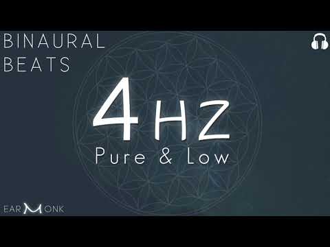 4Hz Theta | 🎧 Pure Binaural Beats | 432Hz Based | Low Frequency