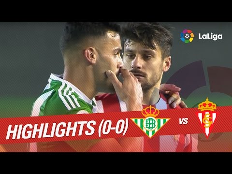 Highlights Real Betis vs Sporting de Gijón (0-0)