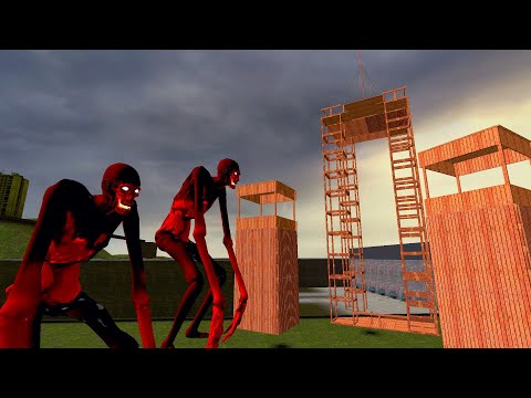 Scary SCP-096 vs Towers In Garry's Mod! part 21