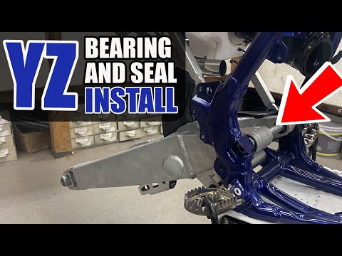 YZ250 Linkage and Swing arm Bearing Install