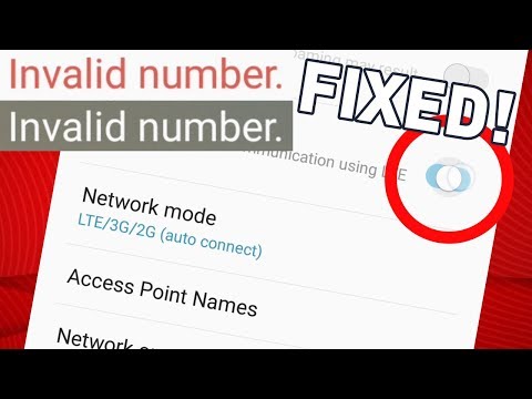 Invalid Number. Beep Beep Beep SOLVED (Can't Call Anybody!) Android Mobile Phone Problem