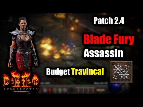 Budget Blade Fury Assassin Build - the Bladesin finally viable now? - Patch 2.4 Diablo 2 Resurrected