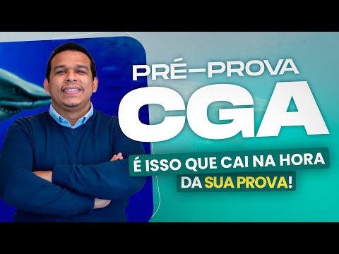 [PROVAS 2025] Pré-prova CGA 📖 - Prof. Deyvid Viana