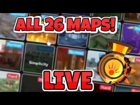 Beating All 26 TDS Maps On Molten Mode [LIVE] Part 1