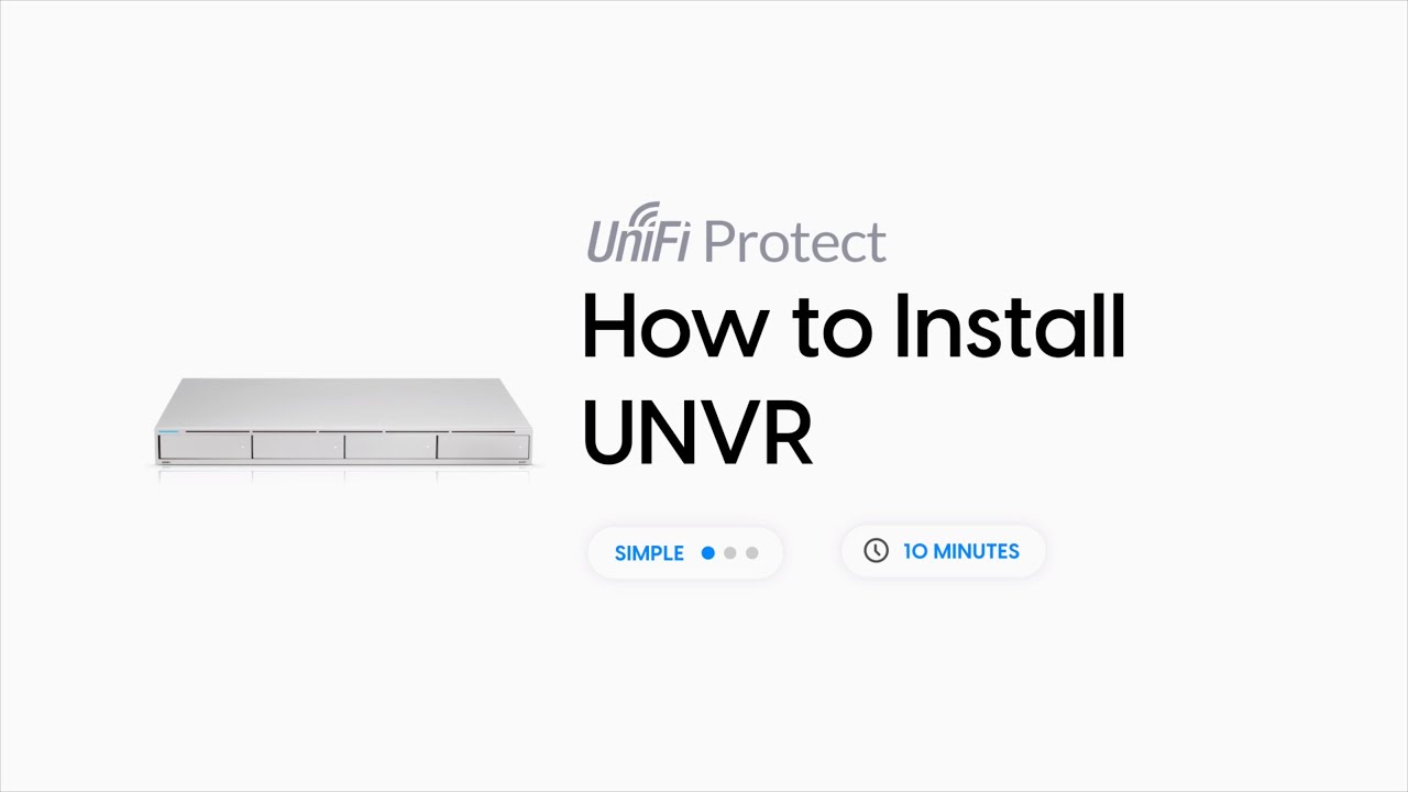 Ubiquiti Netzwerkrekorder UNVR 0 TB, 50 Kanal