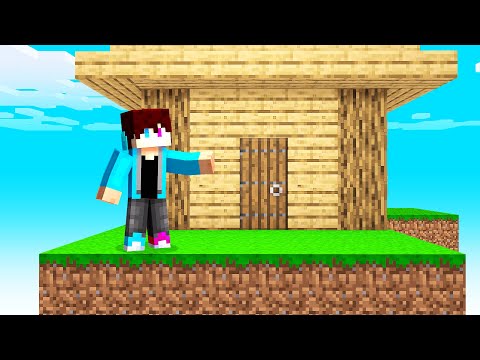BUILD HOUSE On My SKYBLOCK!  (Minecraft)