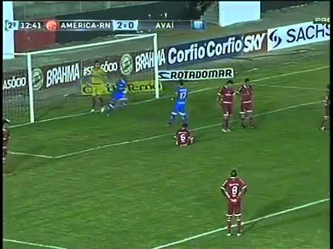 1º Gol do Avaí, Marquinhos América RN 2 x 1 Avaí   Série B Brasileiro 2013