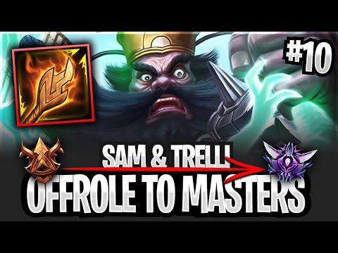 ZHONGER MANAKINS SOLO - Offrole To Masters W/ Trellirelli - Season 8 Conquest 5v5 Ranked - SMITE