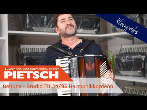 Akkordeon - Beltuna Studio III 34/96 Harmonikkordeon - Klangprobe