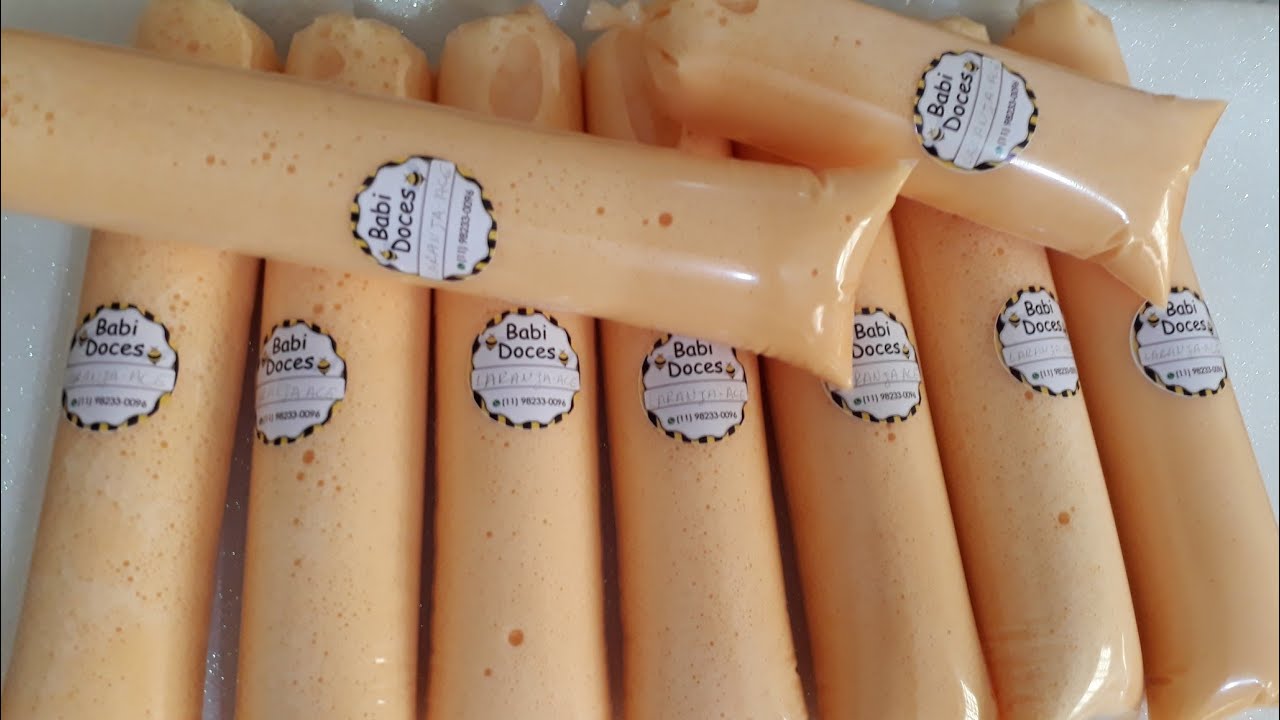 Geladinho feito 100% água e cremosão -sucesso no verão